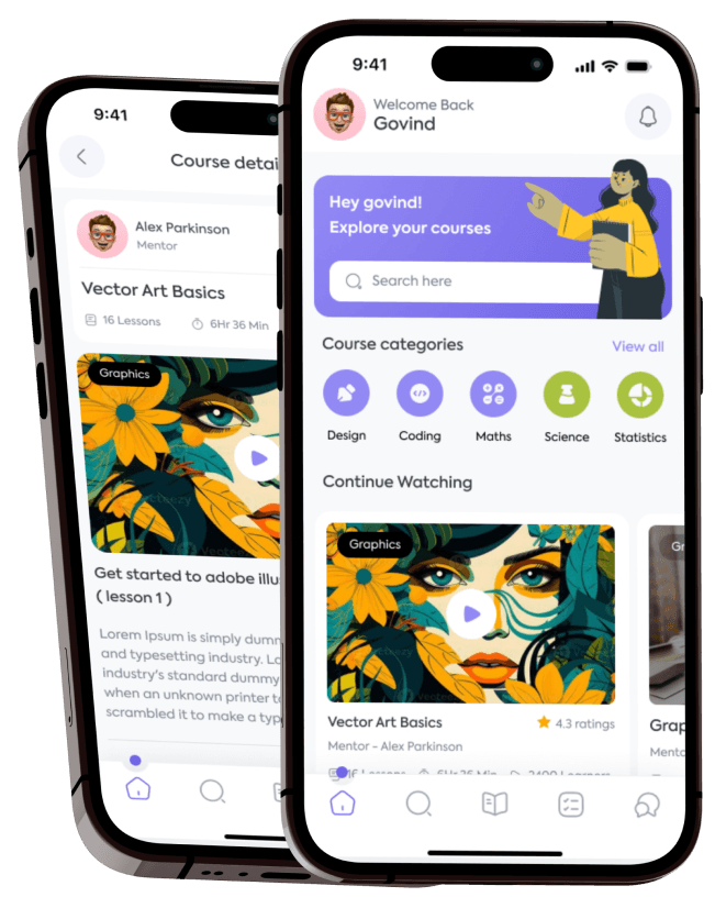 feature image showcasing e-learning-app-features-image