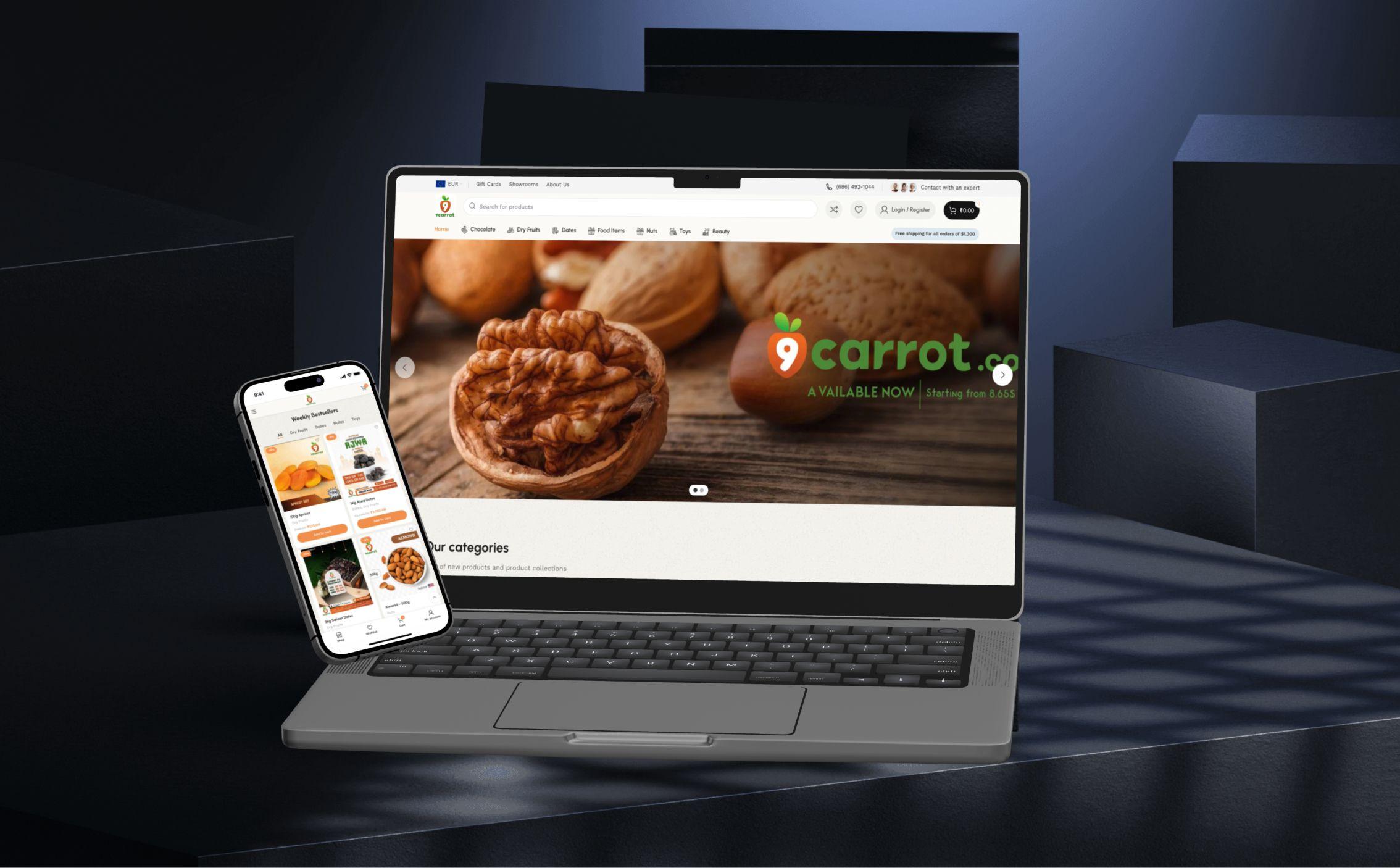 project showcasing 9carrot