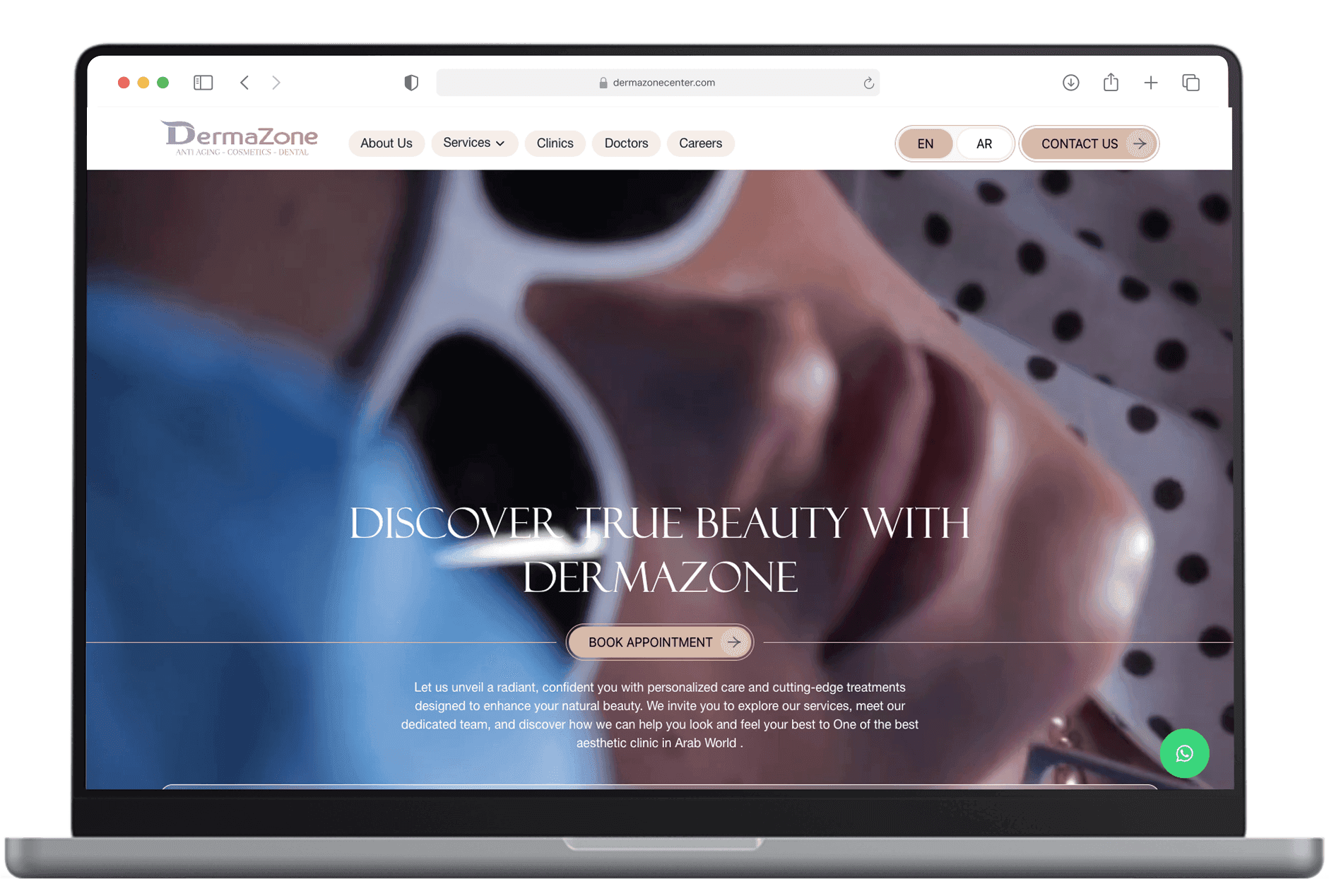 overview-mockup-Dermazone laser and cosmetic center